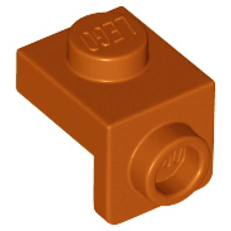 Plaat, Hoek 1x1 - 1x1 Dark Orange